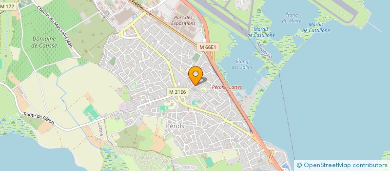 localisation de l'entreprise COTECHO à PEROLS
