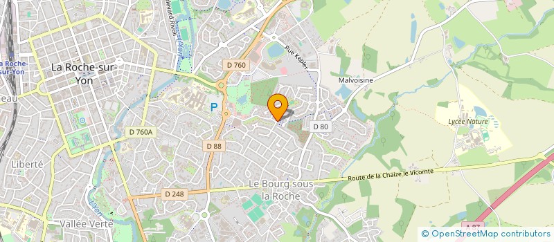 localisation de l'entreprise COTECONCERT à LA ROCHE-SUR-YON