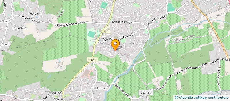 localisation de l'entreprise COTEF à LEOGNAN