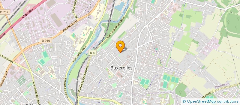 localisation de l'entreprise COTEFALE  BUXEROLLES