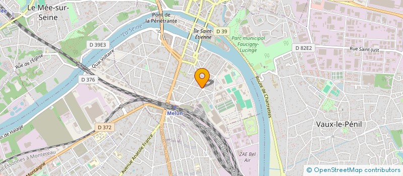 localisation de l'entreprise COTEFLUIDE à MELUN