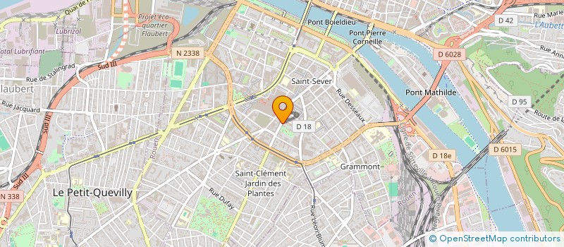 localisation de l'entreprise COTEL SA  ROUEN
