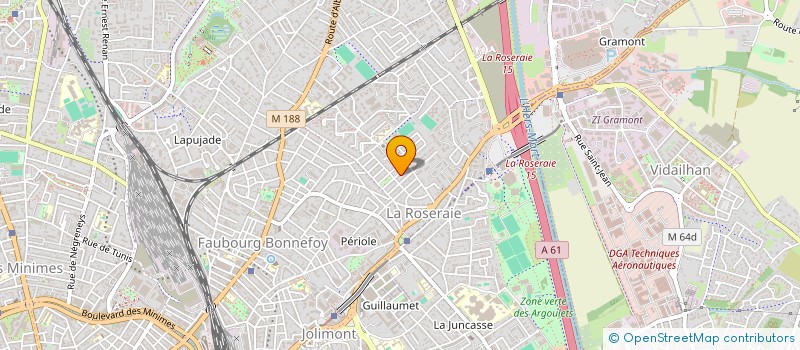 localisation de l'entreprise COTELETTE à TOULOUSE
