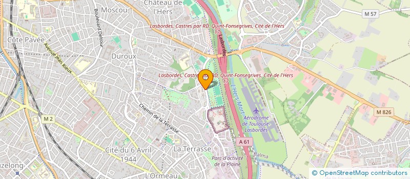 localisation de l'entreprise COTELIB à TOULOUSE