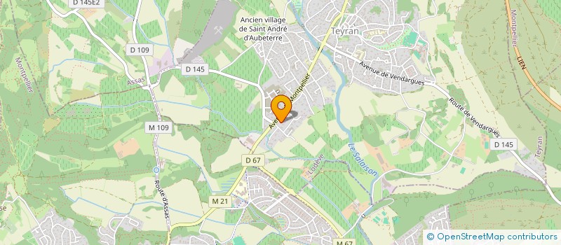 localisation de l'entreprise COTELIER  TEYRAN