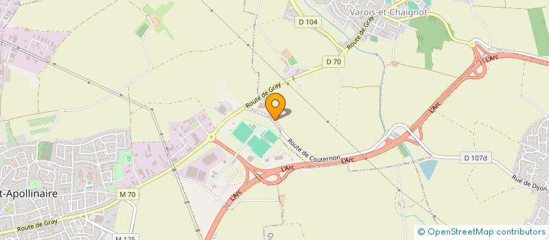 localisation de l'entreprise COTELOC  VAROIS-ET-CHAIGNOT