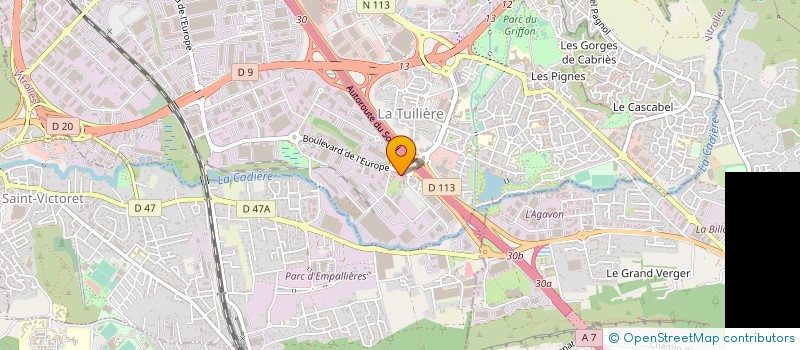 localisation de l'entreprise COTEM  VITROLLES