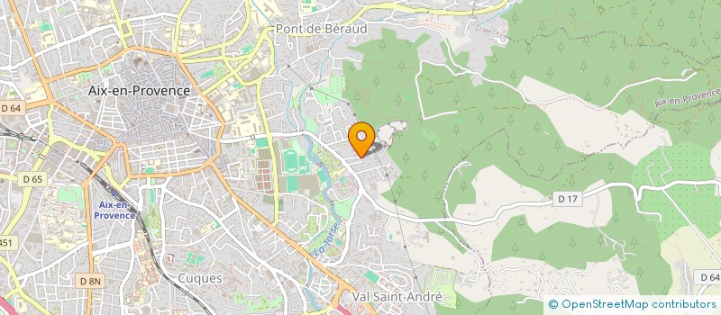localisation de l'entreprise COTEMER à AIX EN PROVENCE