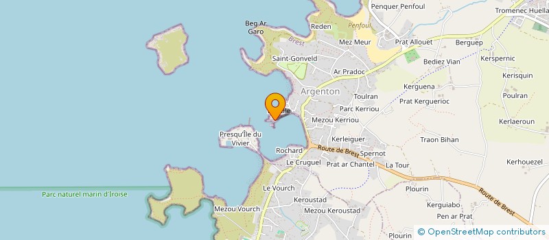 localisation de l'entreprise COTENSI  LANDUNVEZ