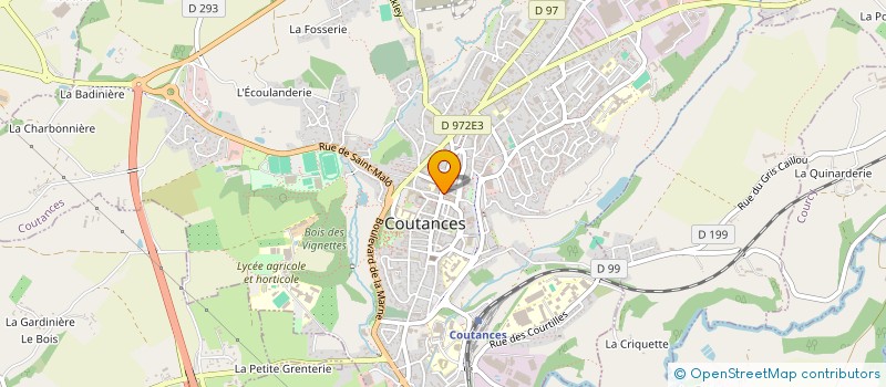 localisation de l'entreprise COTENTIN CHAUSSURES à COUTANCES