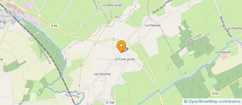 localisation de l'entreprise COTENTIN EXPRESS  NEGREVILLE