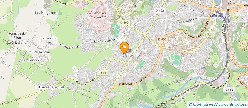 localisation de l'entreprise COTENTIN MANCHE SECURITE PROTECTION  CHERBOURG-EN-COTENTIN