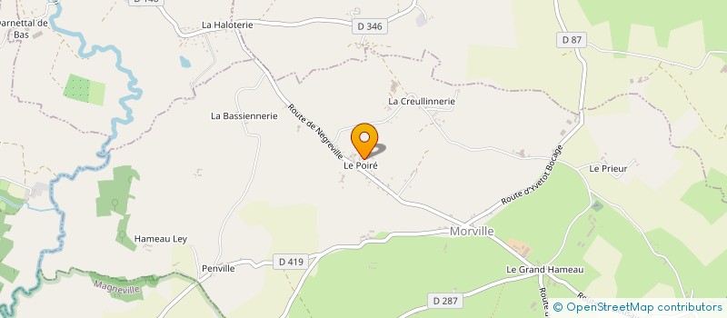 localisation de l'entreprise COTENTIN MENAGE  MORVILLE