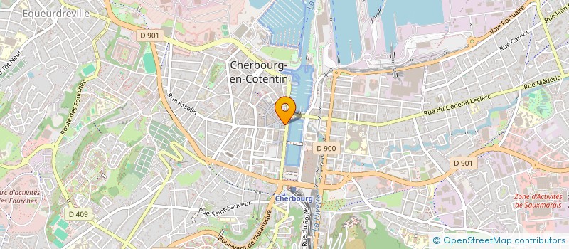 localisation de l'entreprise COTENTIN ORGANISATION  CHERBOURG-EN-COTENTIN