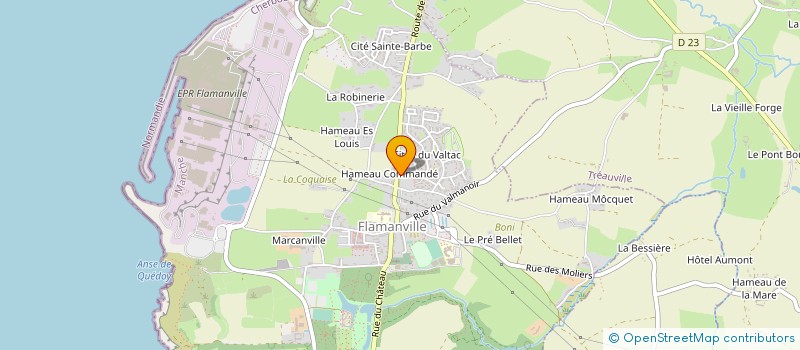 localisation de l'entreprise COTENTIN PLOMBERIE  LES PIEUX