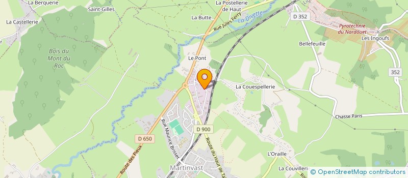 localisation de l'entreprise COTENTIN RESINE CARRELAGE  MARTINVAST