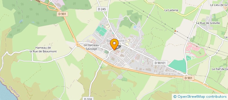 localisation de l'entreprise COTENTIN VOL LIBRE à LA HAGUE