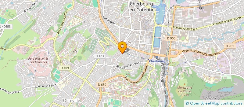 localisation de l'entreprise COTENVIE  CHERBOURG-EN-COTENTIN