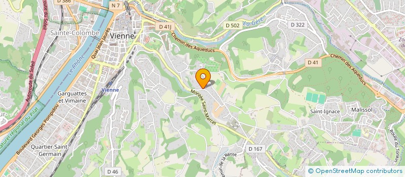 localisation de l'entreprise COTEO  VIENNE