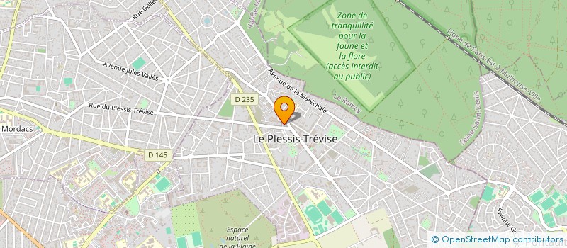 localisation de l'entreprise COTEPAR  LE PLESSIS-TREVISE