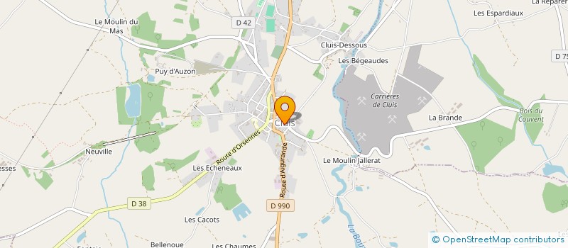 localisation de l'entreprise COTERIE DU LUMA DE CLUIS à CLUIS