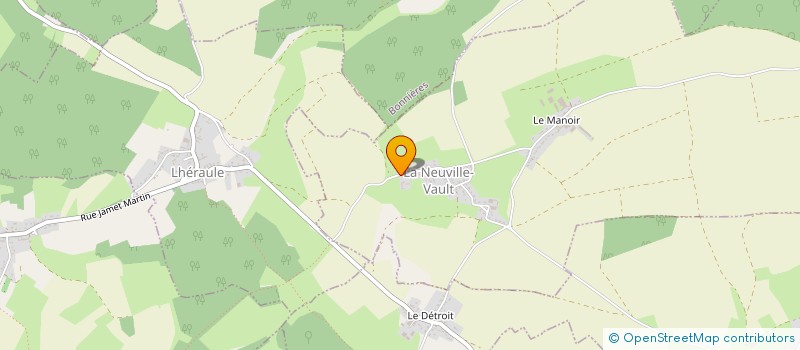 localisation de l'entreprise COTERIE FAMILLY  LA NEUVILLE VAULT