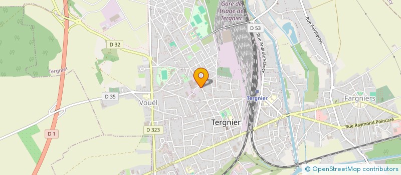 localisation de l'entreprise COTERMAIL à TERGNIER
