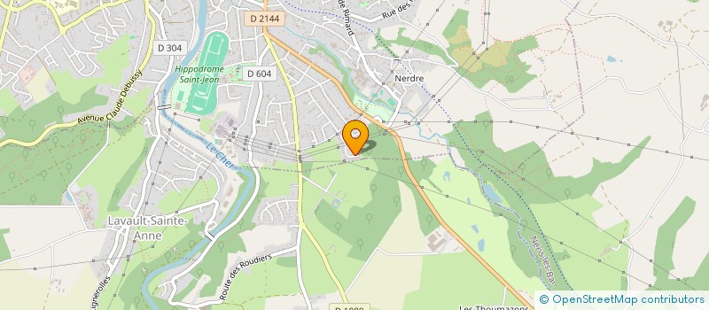 localisation de l'entreprise COTES & CADRES à MONTLUCON