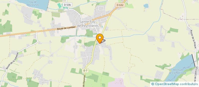 localisation de l'entreprise COTES DE LARDENNE  SAINTE-FOY-DE-PEYROLIERES