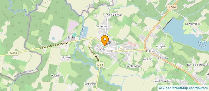 localisation de l'entreprise COTES DU POUGET à LAREE
