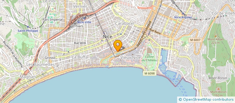 localisation de l'entreprise COTES ET LIN NICE  NICE