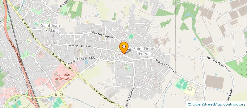 localisation de l'entreprise COTES GOURMANDS à SAINT-DENIS-EN-VAL