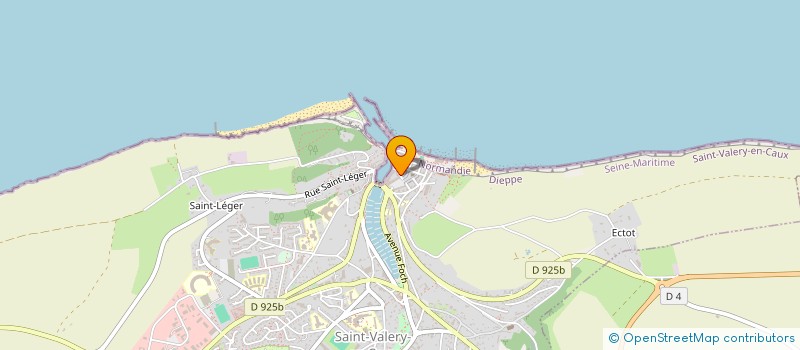 localisation de l'entreprise COTES & MER  SAINT-VALERY-EN-CAUX