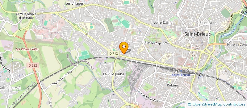 localisation de l'entreprise COTES & RENOV à SAINT-BRIEUC