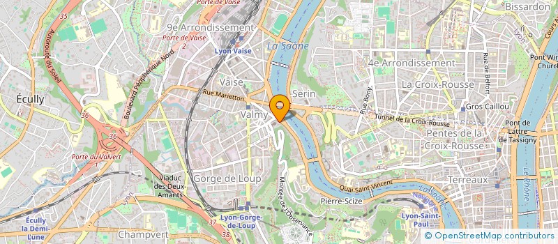 localisation de l'entreprise COTESSAT 09  LYON