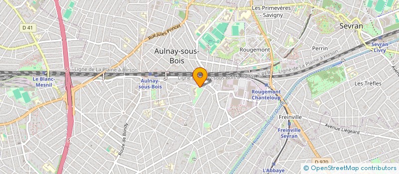 localisation de l'entreprise COTET à AULNAY-SOUS-BOIS