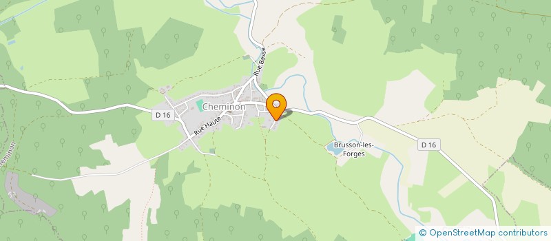 localisation de l'entreprise COTEV  CHEMINON