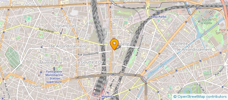 localisation de l'entreprise COTEX SARL  PARIS