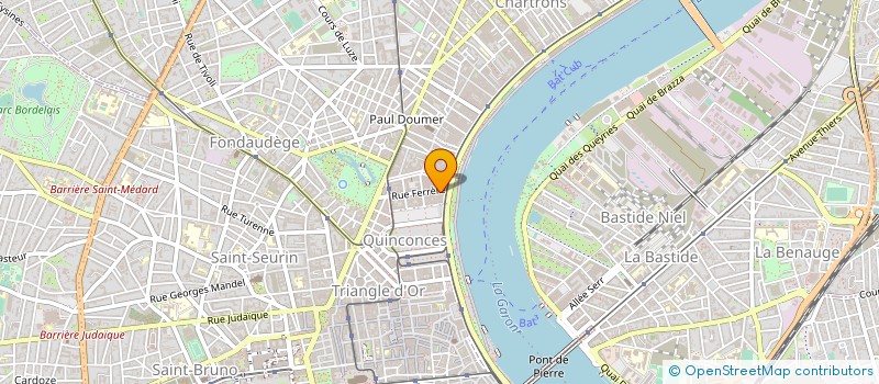 localisation de l'entreprise COTFRA INTERNATIONAL à BORDEAUX