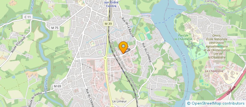 localisation de l'entreprise COTHE DECO  SUCE-SUR-ERDRE