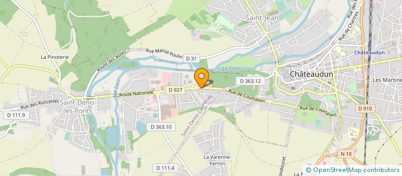 localisation de l'entreprise COTHENET PLATON à SAINT-DENIS-LANNERAY