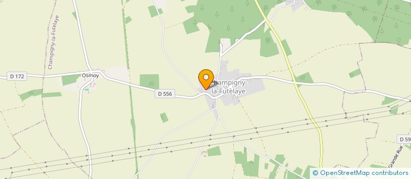 localisation de l'entreprise COTHEREAU COUVERTURE  CHAMPIGNY-LA-FUTELAYE