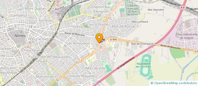 localisation de l'entreprise COTHERMO  NIMES