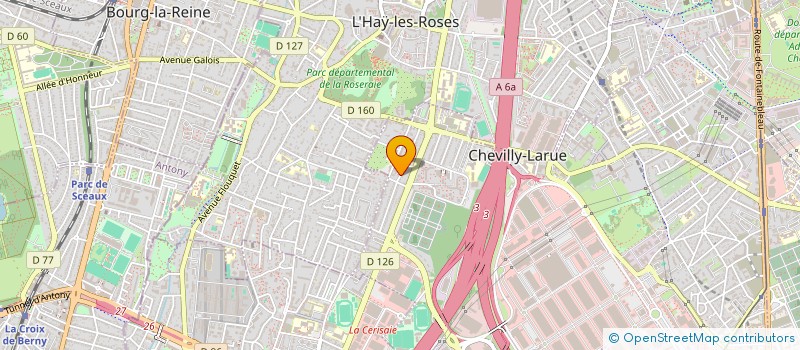 localisation de l'entreprise COTHIAS à CHEVILLY-LARUE