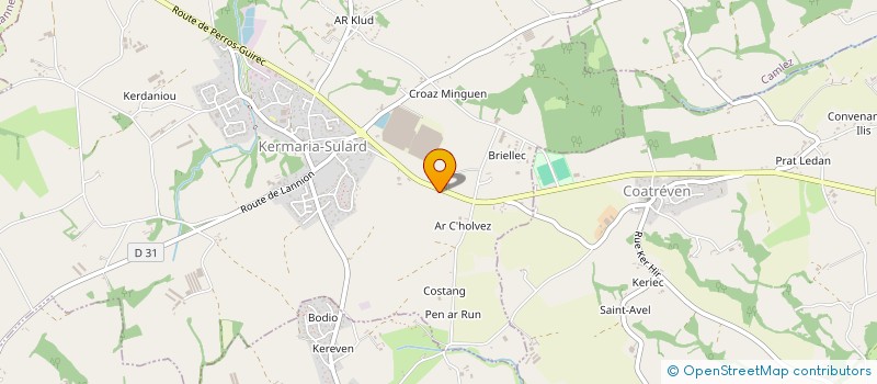 localisation de l'entreprise COTHILISE à KERMARIA-SULARD