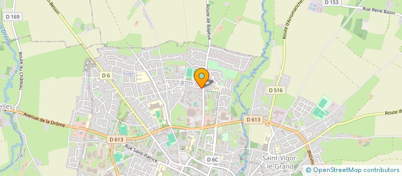 localisation de l'entreprise COTHONA  BAYEUX