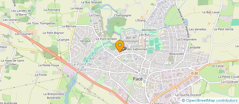 localisation de l'entreprise COTHOREVE à PACE