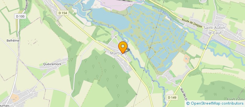 localisation de l'entreprise COTHOS  MARTIGNY