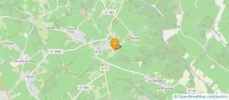 localisation de l'entreprise COTHYV  CARDAN