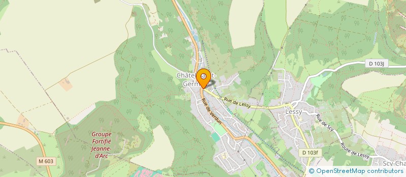 localisation de l'entreprise COTI PAULINE  SCY-CHAZELLES